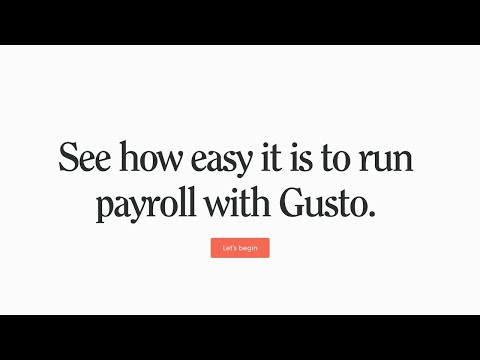 Need to Run Payroll? See How Easy It Is With Gusto