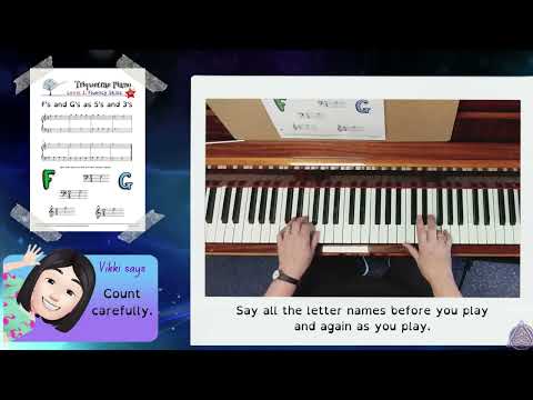 F3, G3, F5 and G5   Hands Together. TQP Level 1