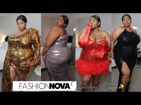 Fashion Nova Try On Haul Plus Size | Size 3x | Holiday...