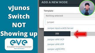 New vJunos Switch (vEX) not showing up in EVE-NG