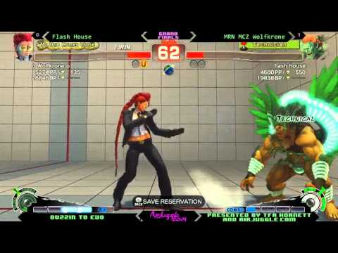 Buzzin To Evo - Grand Finals: Wolfkrone (C.Viper) Vs. Flash House (Blanka)
