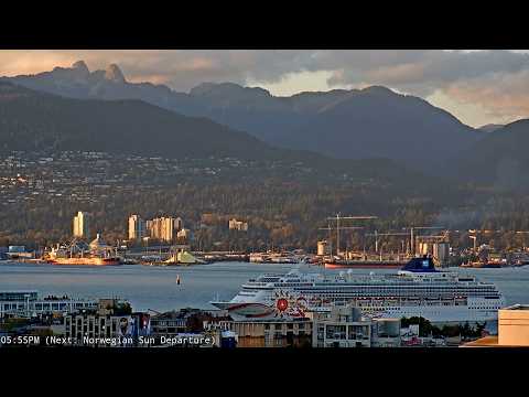 Thumbnail for Spectacular Sunset Send-Off: Norwegian Sun & Harbour Rush Hour Departures | Vancouver Cruise Season