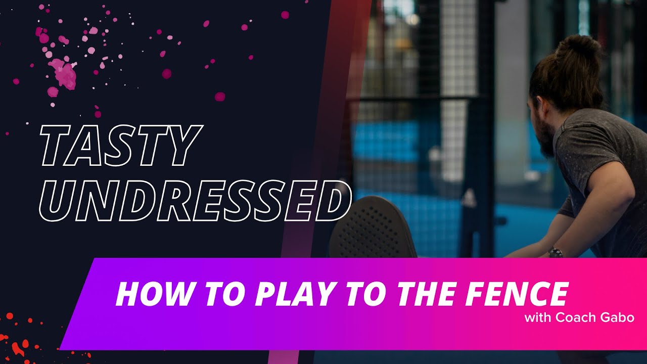 Aggressive net play using the fence over power.