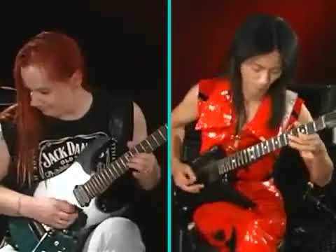 Jani Liimatainen (Sonata Arctica) Vs Syu (Galneryus) - Young Guitar DVD 2005 Solos