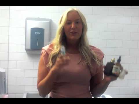 Petra visar sina favoritserum