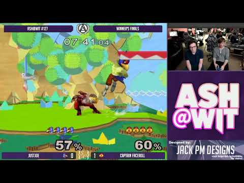 JustJoe (Falco) vs Captain Faceroll (Sheik) - ASH@WIT #127 Melee Winner's Finals