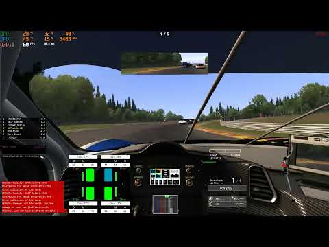 Asseto Corsa/rennsimulaten 8 kmr/GT2 GT3 @SPA
