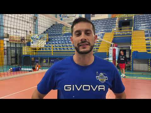 Luciano Zornetta (Opus Sabaudia) parla dopo la vittoria di Palmi e prima di Casarano