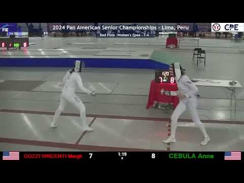 Panam Champs 2024 SWE - L4 - Margherita Guzzi Vincenti USA v Anne Cebula USA