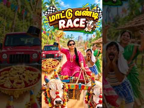 🐂🔥 மாட்டு வண்டிப் பந்தயம்! 🏁 #tamil #montage #mhacommunity #challenge #entertainment #trending