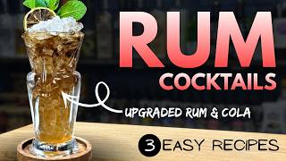 Tired of Dark 'n' Stormys? Try these 3 EASY Rum Cocktail Alternatives