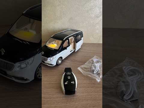 фото коллекционная металлическая модель минивэна mercedes-benz maybach vito vs680 в масштабе 1:24 (21 см) 0