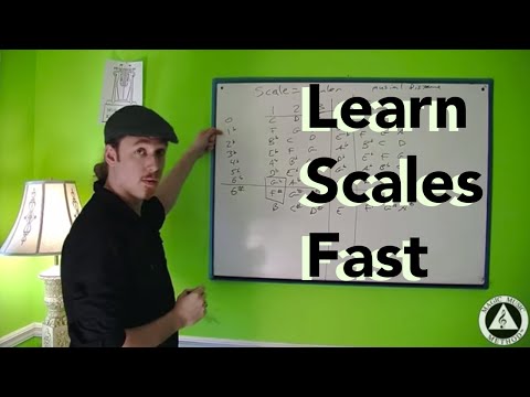 Learn Scales Fast ∆ Magic Music Method ∆ Major Scales