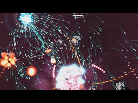 Nova Drift SALVO 1500 stockpiled missiles illuminating the whole screen! (easy Missile Massacre ach)