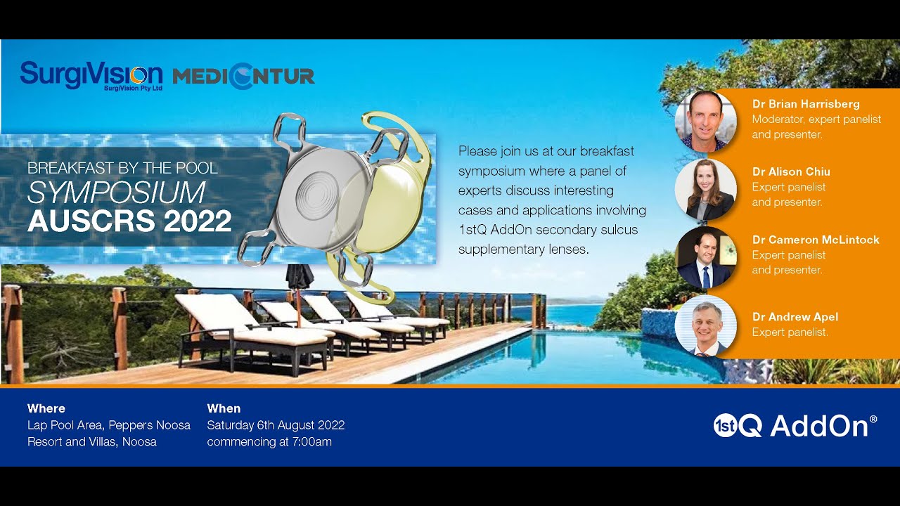 SurgiVision 1stQ AddOn symposium AUSCRS 2022