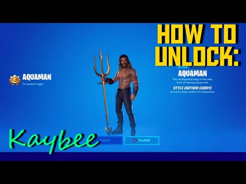 How to Unlock AQUAMAN - Claim your Trident at Coral Cove  (Fortnite Season 3)