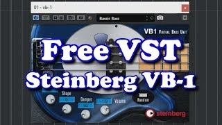 Video thumbnail for Free VST - Steinberg VB-1 (Virtual Bass Guitar) by HRS Courses