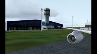preview picture of video 'pouso da aeronave da companhia Américan Airline no aeroporto de Rio Branco,Acre'