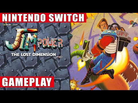 Jim Power: The Lost Dimension Nintendo Switch Gameplay