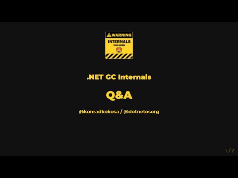 .NET GC Internals - 10. Q&A
