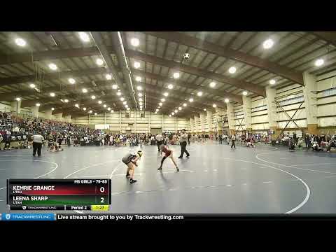 79-85 Lbs Round 3 - Leena Sharp, Utah Vs Kemrie Grange, Utah Db67