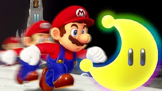Mario Odyssey but EVERY MOON he gets FASTER