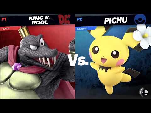 Calabrel (Pichu) vs DarkP0tat0 (King K Rool) - Smash Ultimate 13.0.1
