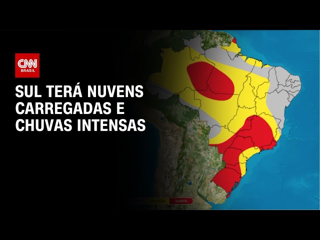 Frente fria e chuva forte chegam no sul do Brasil nesta segunda-feira (15) | CNN NOVO DIA