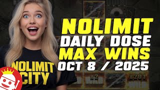 NOLIMIT CITY MAX WINS ⚡COMPILATION OCT 8 / 2025