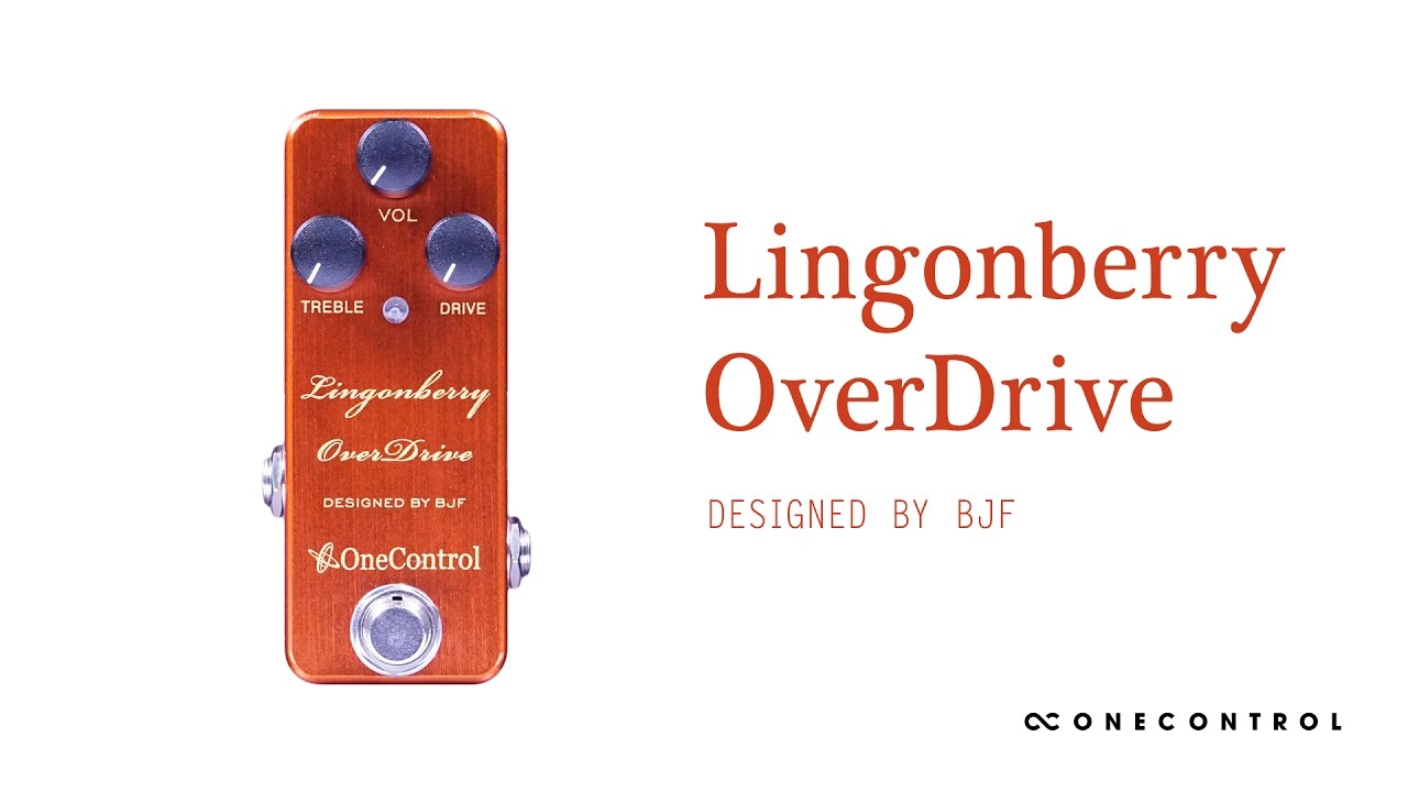 One Control BJF Lingonberry Overdrive Pedal