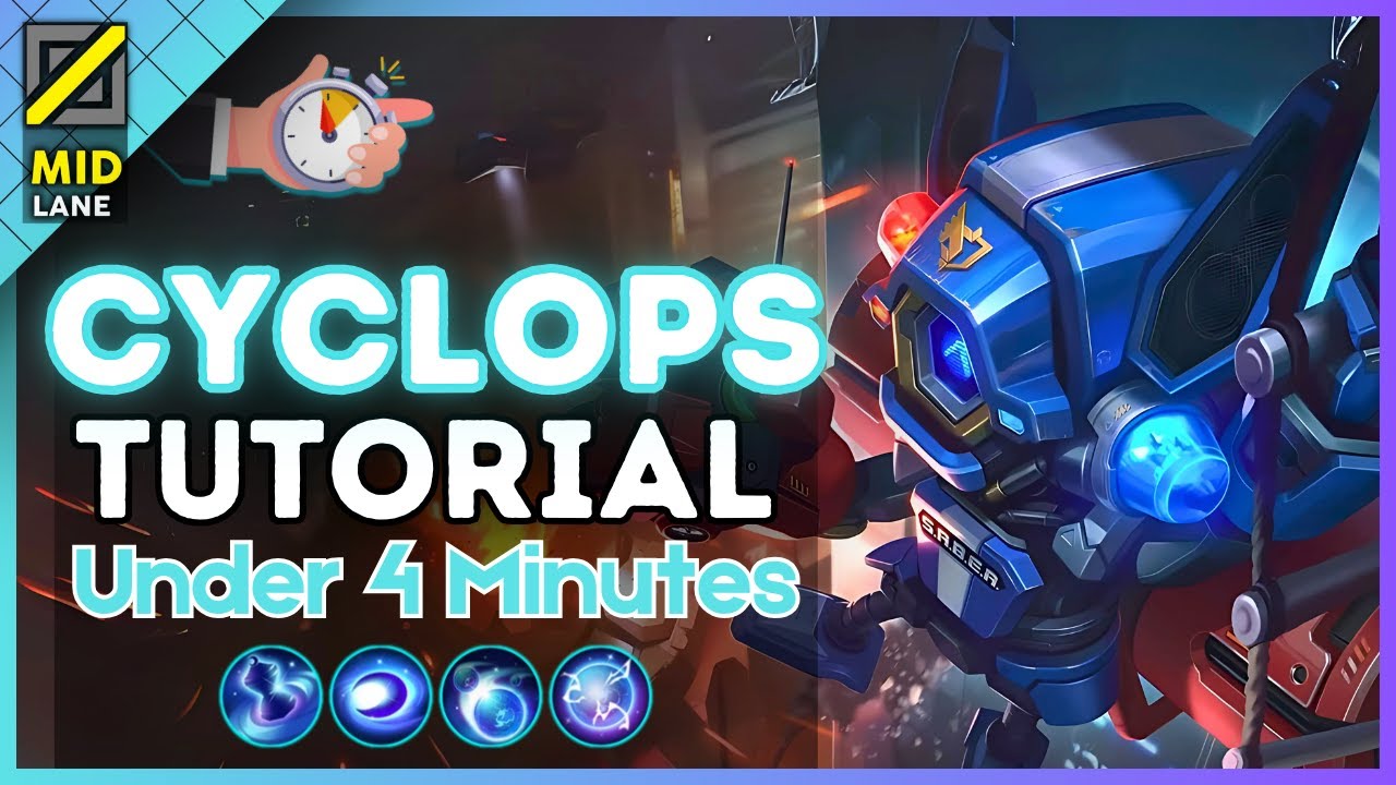 4-Minute Cyclops Tutorial in the Mid Lane || (MLBB S38) 2025