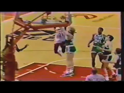 Dominique Wilkins Explosive Dunk vs. Celtics (1986)