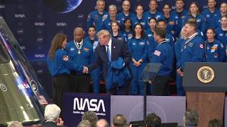 President Trump awards Artemis II crew Congressional Space Medal of Honor