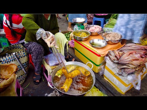 Cambodian Food Tour Around Phnom Penh Market - Village Food Show