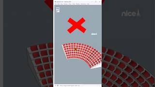 SketchUp tips ✨ Stadium seating arrangement modeled in SketchUp. #nicetowerpro #art #tutorial
