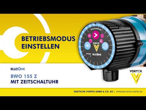 Vortex BWO 155 Z - Setting the operating mode