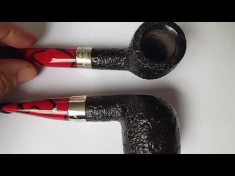 Peterson Dracula pipe 107 and X105 comparison.