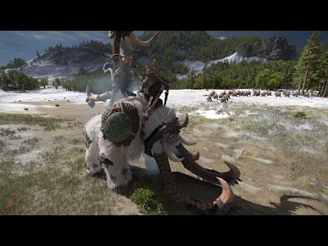 Ogre Kingdoms vs Norsca - 4K Quality - Total War Warhammer 3
