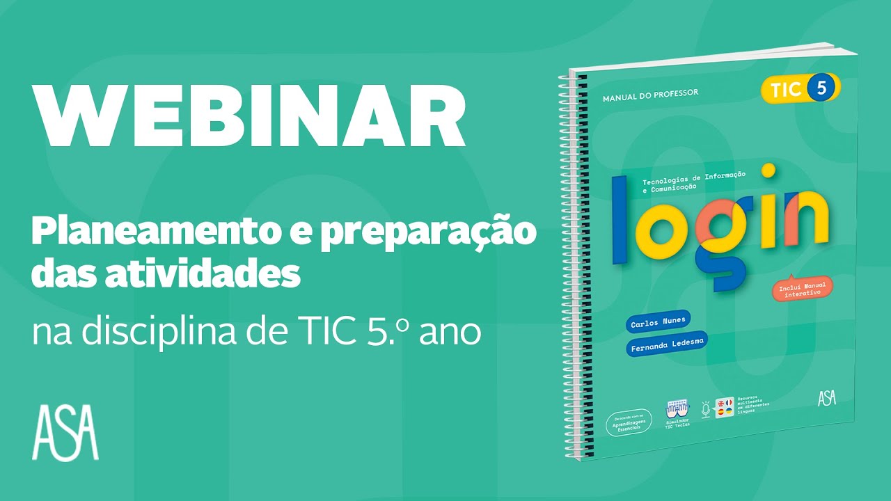 Login 5 - Planeamento e preparação das atividades
