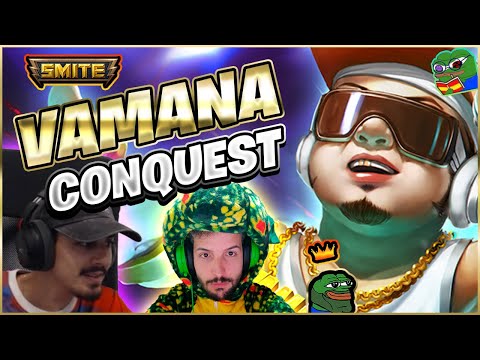 VAMANA, POM POM POM | Julio | Smite Ranked Conquest DuoQ Warchi 🎙️