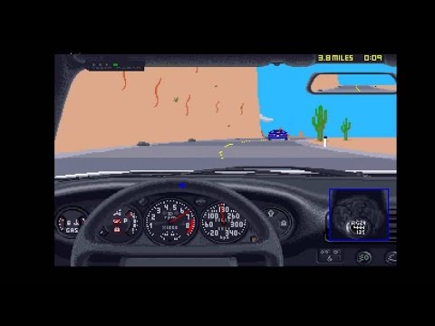 #60 TEST DRIVE game music. Amiga 1200 HD module. Octamed V3.0