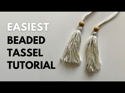How to make the EASIEST Beaded Tassel! DIY Tutorial by Sweet Softies