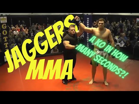 Jaggers with the QUICK KO in his MMA debut!