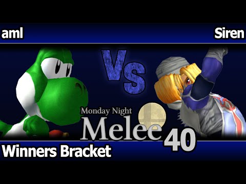 MNM 40 Melee - aml (Yoshi) vs Siren (Sheik) - Winners Bracket