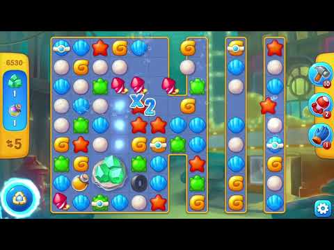 [FISHDOM Walkthrough] Level 6530 Super Hard (Qua màn - Fishdom)