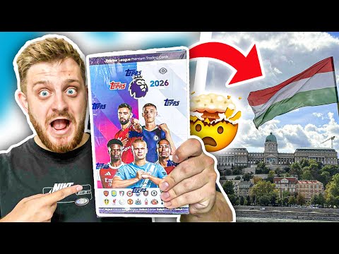 I FLEW 1000 MILES to OPEN a Topps PREMIER LEAGUE HOBBY BOX! (INSANE Auto Pull!)