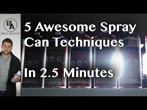 5 Awesome Spray Can Tricks in 2.5 Minutes