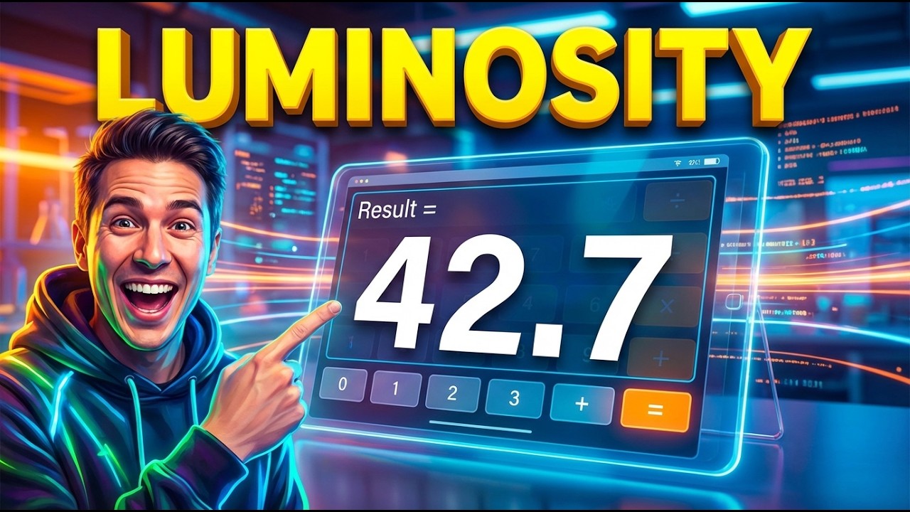 Luminosity Interactive Calculator