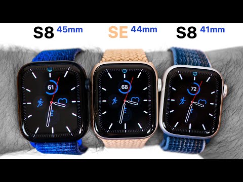Apple Watch Series 8 (41mm vs 45mm) vs Apple Watch SE - Full Comparison!