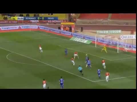 Suk Hyun Jun goal for Monaco vs Troyes 0:1